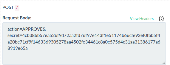 Secret token